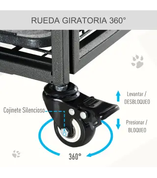 Jaula de Metal para Perros