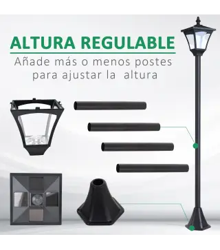 Farol Solar de Jardín
