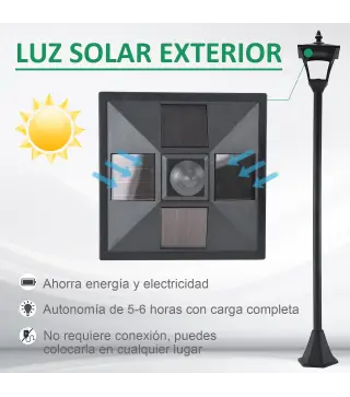 Farol Solar de Jardín