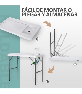 Mesa Plegable de Picnic