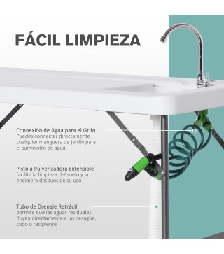Mesa Plegable de Picnic