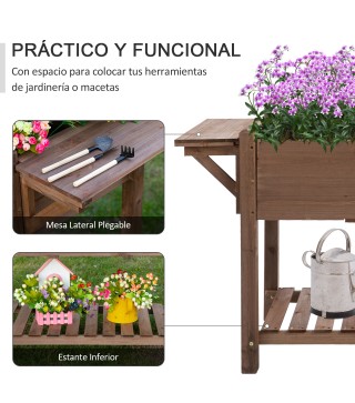 Huerto Urbano de Madera
