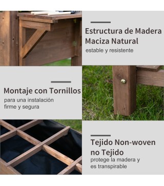 Huerto Urbano de Madera