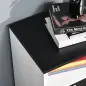 Mueble Auxiliar de Oficina Mueble Archivador con Ruedas Estantes y Cajones Armario Multiusos con Gran Almacenaje 100x35x65 cm Ne