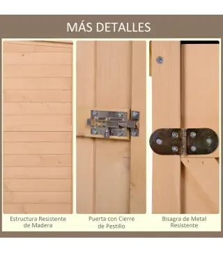 Caseta de Madera para Jardín