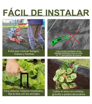 Rollo de Malla Geotextil