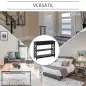Mesa Consola de Entrada Recibidor con 2 Cajones y 2 Estantes Inferiores Mueble Moderno Base Elevada Antivuelco 100x30,5x80 cm Ne Mesa Consola de Entrada Recibidor con 2 Cajones y 2 Estantes Inferiores Mueble Moderno Base Elevada Antivuelco 100x30,5x80 cm Ne