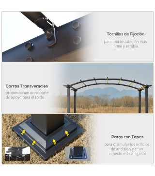 Pérgola con Techo Retráctil