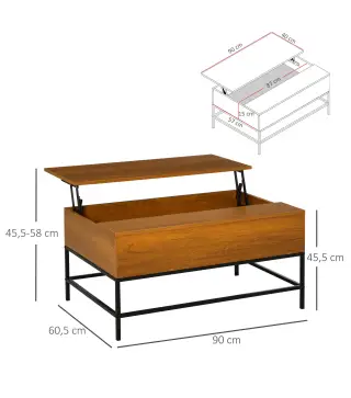 Mesa de Centro Elevable