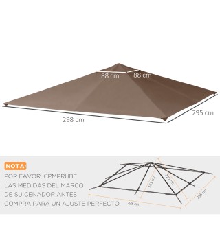Techo de Repuesto para Cenador