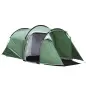Tienda de Campaña Familiar 2-3 Personas Plegable Impermeable a Prueba de UV 20+ con Vestíbulo 426x206x154 cm Verde