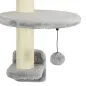 Juego de Pared de Escalada para Gatos de 3 Piezas con Hamaca Rampa con Rascador Plataforma en Forma de Nube Gris