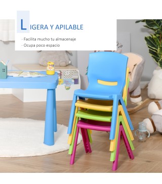 Juego de Sillas Infantiles