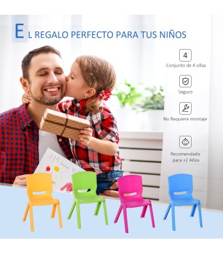 Juego de Sillas Infantiles
