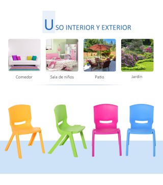 Juego de Sillas Infantiles