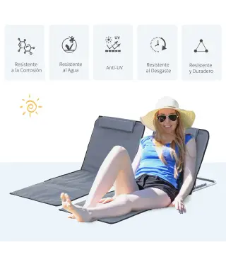 Conjunto de 2 Esterillas de Playa
