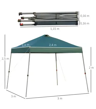 Cenador Plegable