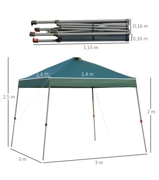 Cenador Plegable