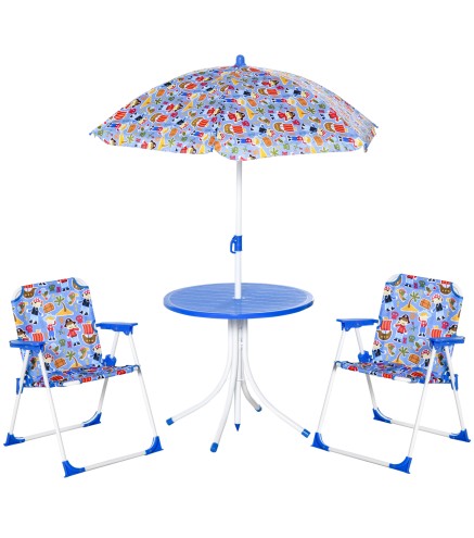 Juego de Muebles de Jardín para Niños