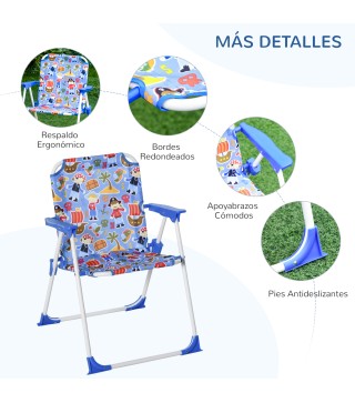 Juego de Muebles de Jardín para Niños