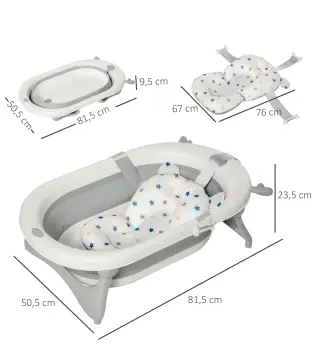 Bañera para Bebé Plegable