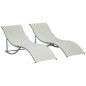 Set de 2 Tumbonas Plegables Set de 2 Tumbonas Plegables