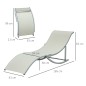 Set de 2 Tumbonas Plegables Set de 2 Tumbonas Plegables