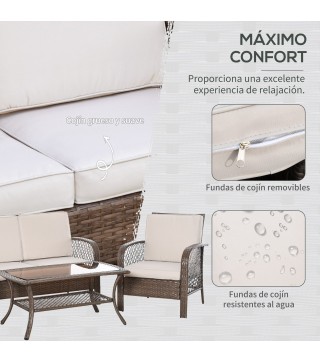 Muebles de Jardín de Ratán