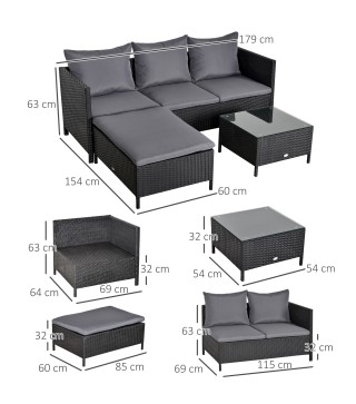 Conjunto de Muebles de Jardín