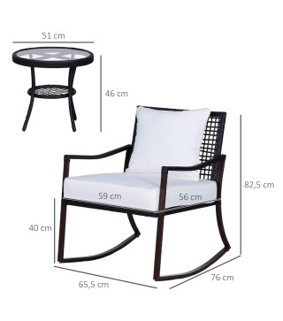 Conjunto de Muebles de Ratán