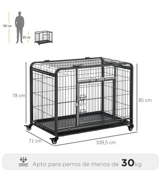 Jaula de Metal para Perros
