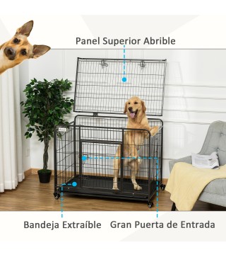 Jaula de Metal para Perros
