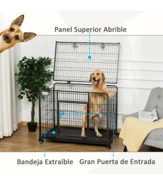 Jaula de Metal para Perros
