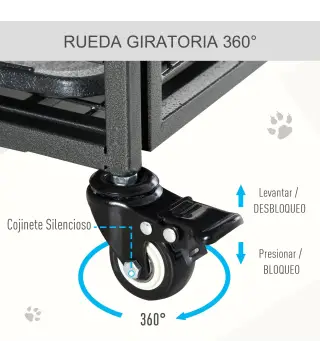 Jaula de Metal para Perros