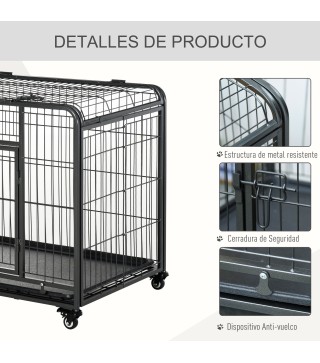 Jaula de Metal para Perros