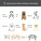 Jaula para Perros Plegable de Metal Jaula para Perros Grandes 109,5x71x78 cm con Ruedas y Frenos Bandeja Extraíble y Puerta con