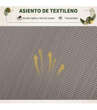 Tumbona Mecedora de Jardín
