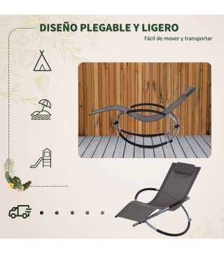 Tumbona Mecedora de Jardín