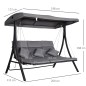 Silla de Columpio con Dosel