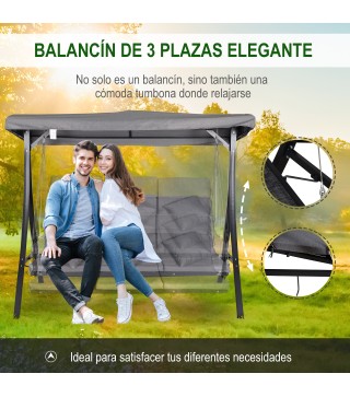 Silla de Columpio con Dosel