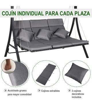 Silla de Columpio con Dosel