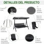 Silla de Columpio con Dosel