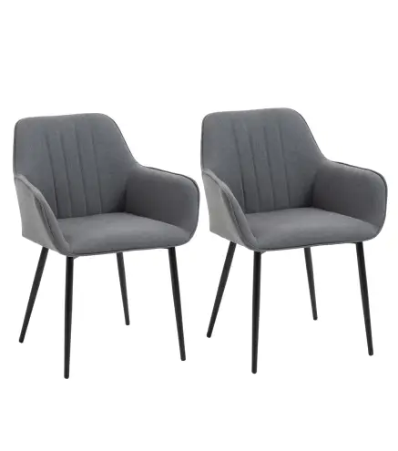 Juego de 2 Sillas de Comedor