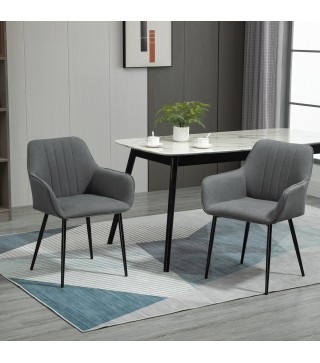 Juego de 2 Sillas de Comedor