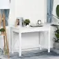 Mesa Escritorio Estilo Moderno Escritorio Fácil de Montar Mesa de Ordenador para Oficina Dormitorio Estudio 105x50x76 cm Blanco Mesa Escritorio Estilo Moderno Escritorio Fácil de Montar Mesa de Ordenador para Oficina Dormitorio Estudio 105x50x76 cm Blanco