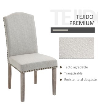 Juego de 2 Sillas de Comedor