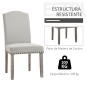 Juego de 2 Sillas de Comedor Juego de 2 Sillas de Comedor