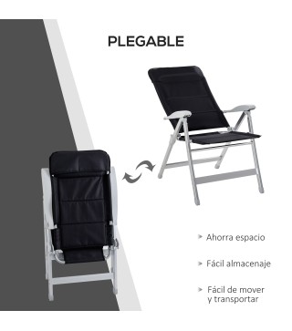 Silla de Jardín Plegable