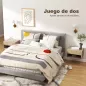 Juego de 2 Mesitas de Noche Colgantes Mesillas de Noche con Cajón y Compartimento para Dormitorio 37x32x21 cm Natural Juego de 2 Mesitas de Noche Colgantes Mesillas de Noche con Cajón y Compartimento para Dormitorio 37x32x21 cm Natural
