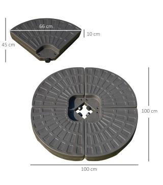 Base de Peso para Sombrilla